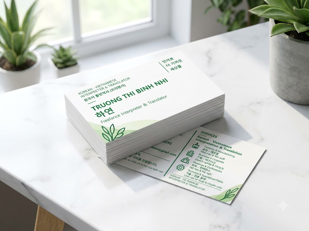 In name card đẹp - In Name card giá rẻ Lái Thiêu TPHCM